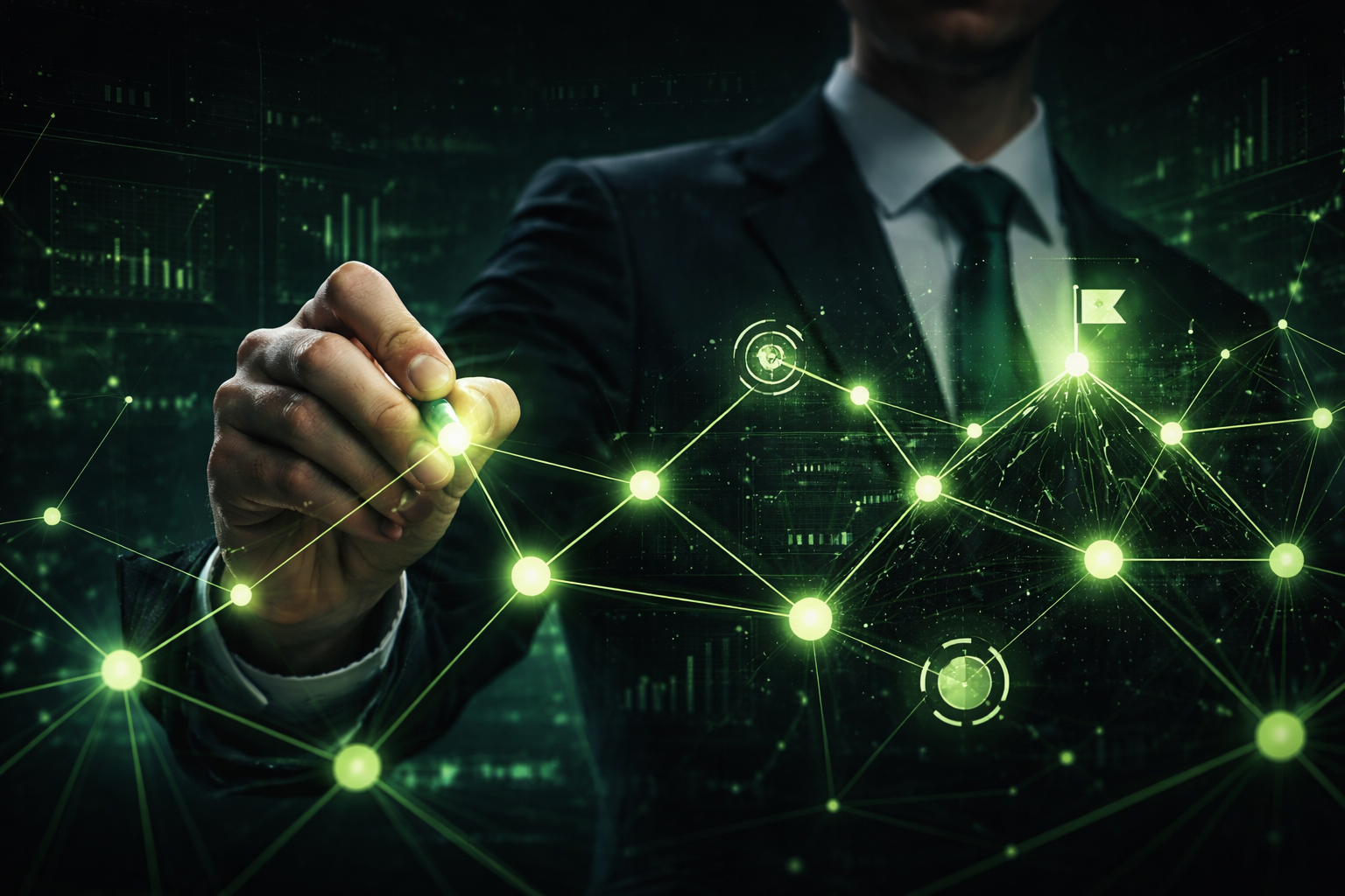 W biznesie chodzi o łączenie kropek